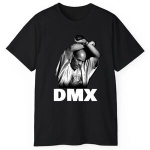 DMX Black Graphic cotton T-Shirt